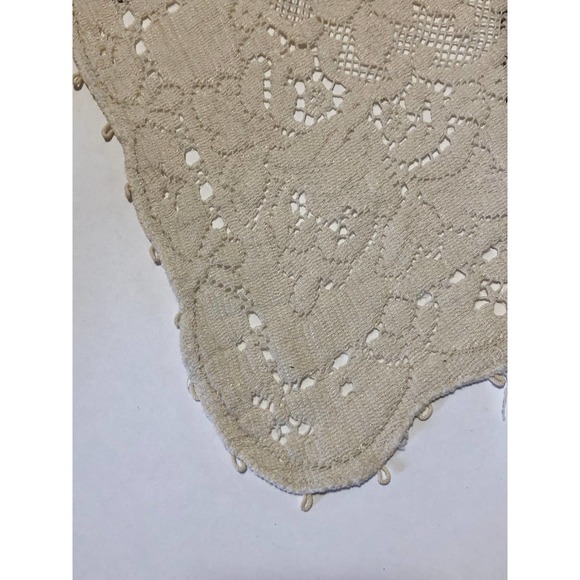 Vintage Quaker Lace Tablecloth 4200 Ivory 44”wide  x 48”long - Picture 6 of 6